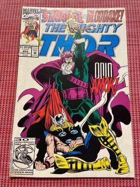 The Mighty Thor Issue #455 Odin Unleashed Marvel 1992